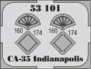Eduard 53101 USS CA-35 Indianapolis ACADEMY 1/350